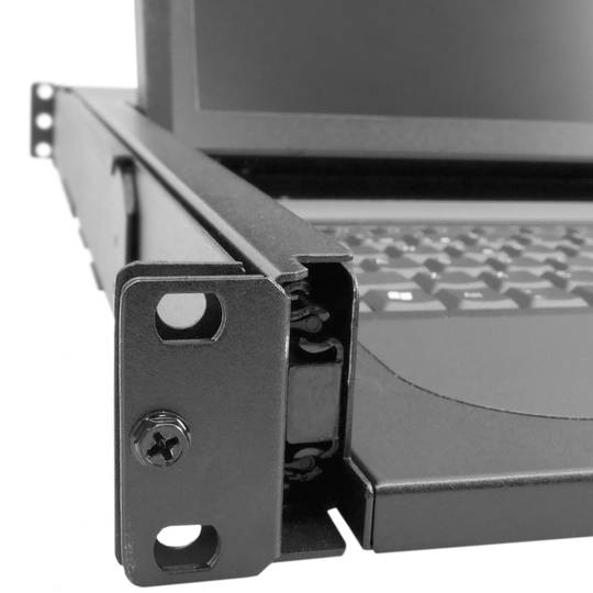 Konsole und 8-Port KVM Switch für 19