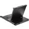 Rackconsole met 17-inch display en 32-poorts KVM-controller via UTP Cat.6-kabel