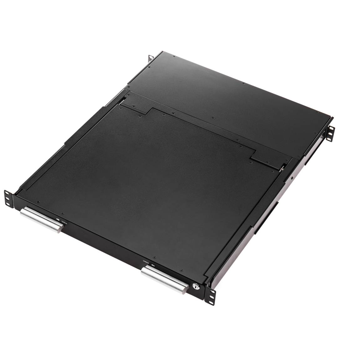 Rack console with 17