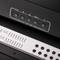Rackconsole met 17-inch display en 32-poorts KVM-controller via UTP Cat.6-kabel