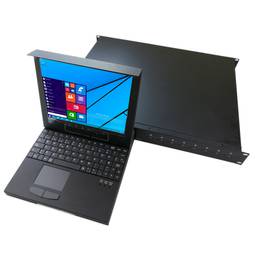 KVM Console 8 inch for rack 19 inch RackMatic 8 ports with 80 Spanish keyboard keys