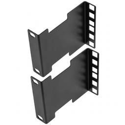 Suportes adaptadores de profundidade 2U 151.5mm para armário de rack pacote de 2 unidades