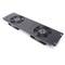 Kit de ventilación frontal para rack 19'' 3U de 2 ventiladores - RackMatic
