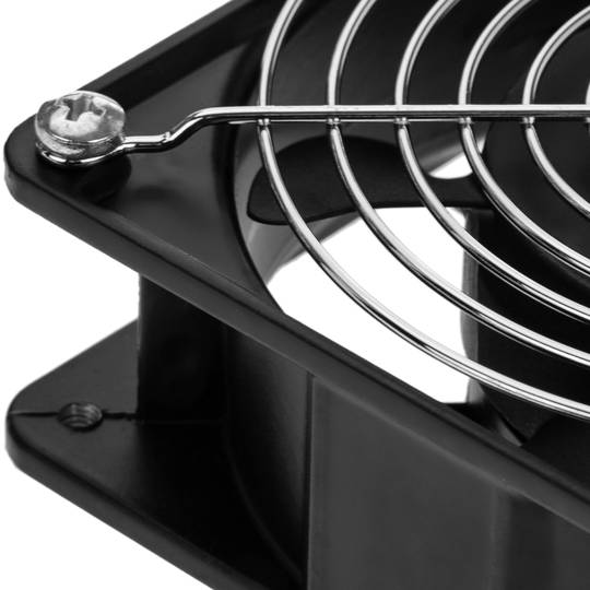 Ceiling fans for closet rack 19 inch 4 x 120mm 220VAC
