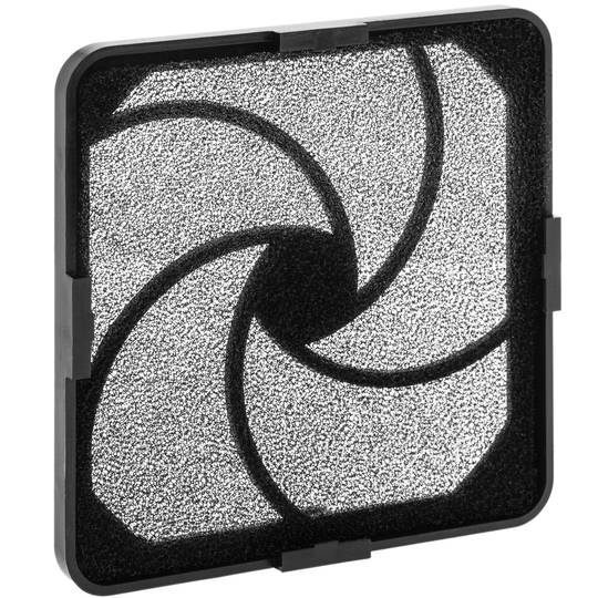 Plastic Vent Grille with Tabs and Foam Filter for 120mm Fans