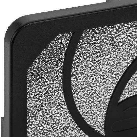 Plastic Vent Grille with Tabs and Foam Filter for 120mm Fans