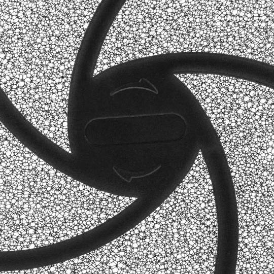 Plastic Vent Grille with Tabs and Foam Filter for 120mm Fans