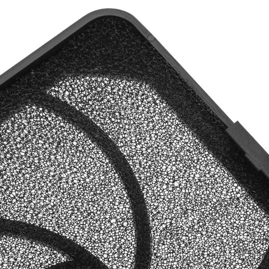 Plastic Vent Grille with Tabs and Foam Filter for 120mm Fans