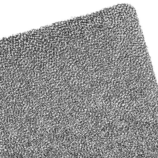 Plastic Vent Grille with Tabs and Foam Filter for 120mm Fans