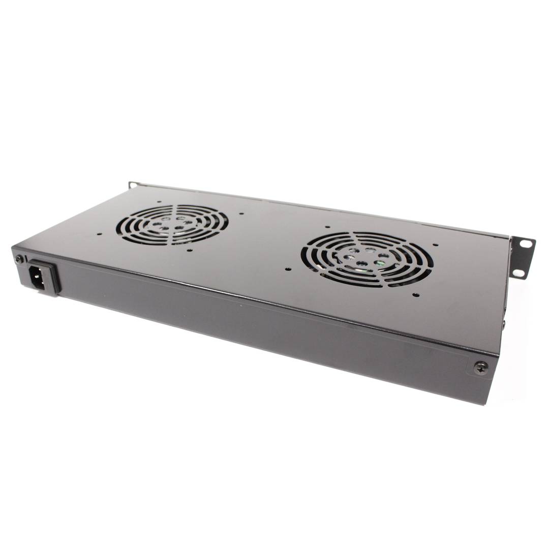 Ventilation kit with thermostat for server rack 19 with 2 120mm fans RackMatic
