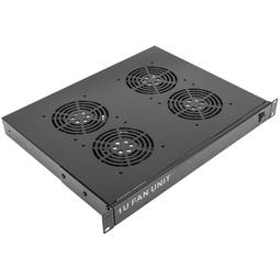 Kit Ventilação rack 19" 1U 4 ventoinhas de 120mm - RackMatic