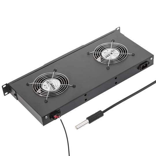 Kit de ventilação com termostato para armário de rack de 19