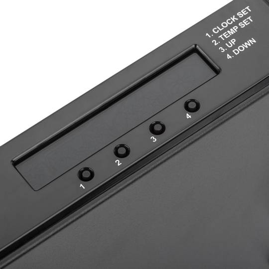 Kit de ventilação com termostato para armário de rack de 19