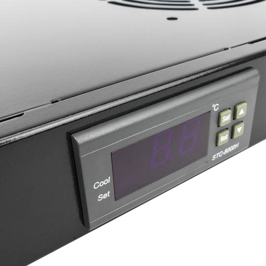 Kit di ventilazione con termostato per armadio rack 19