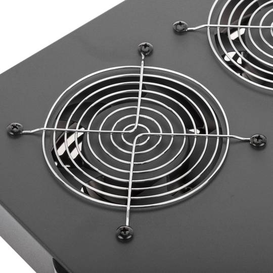 Kit de ventilação com termostato para armário de rack de 19