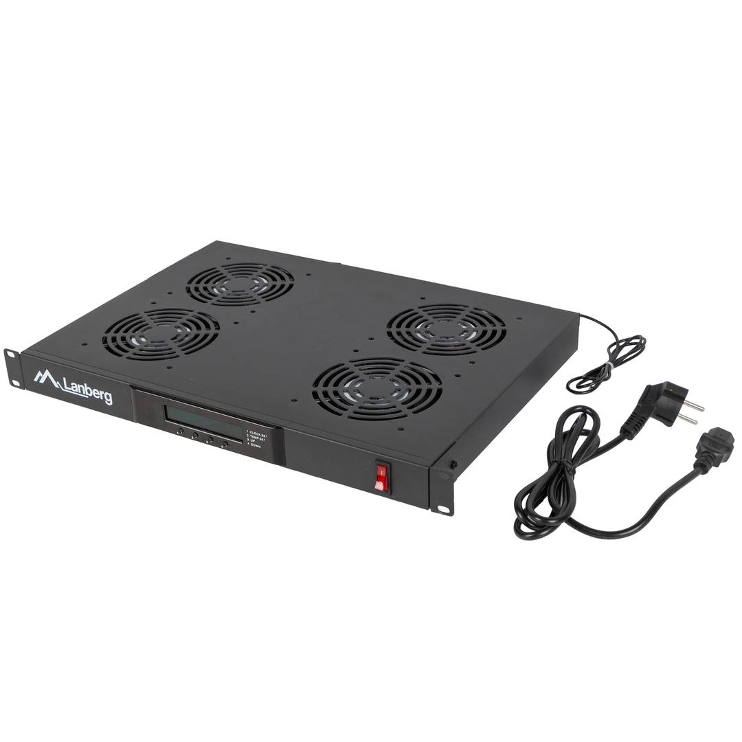 Kit de ventilación con termostato para armario rack 19