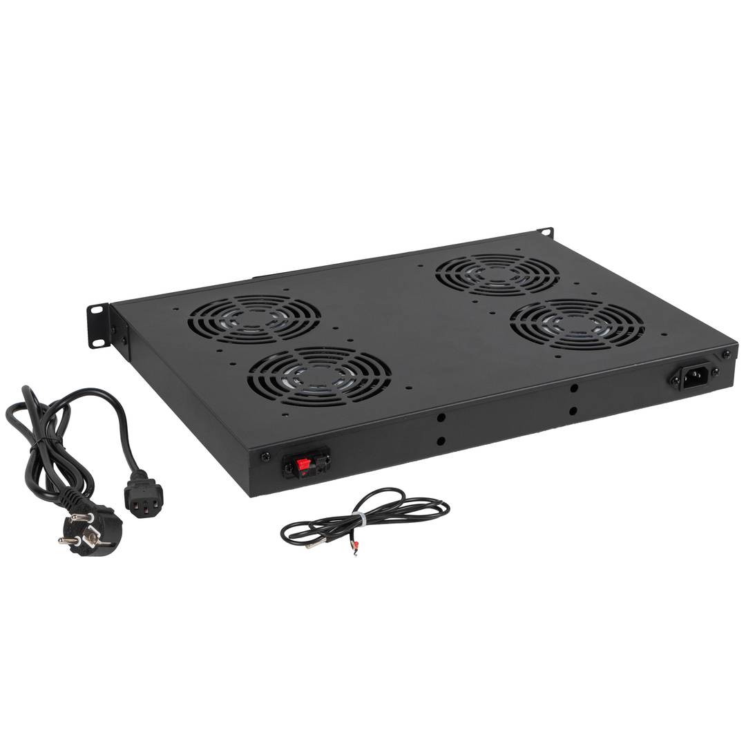 Kit de ventilación con termostato para armario rack 19