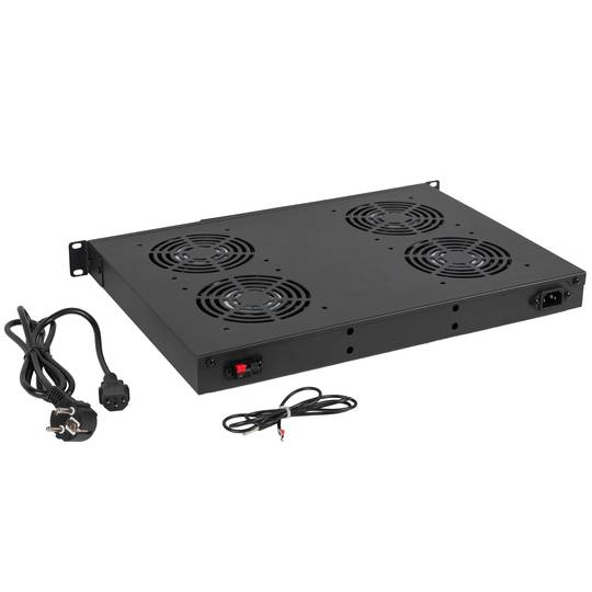 Kit de ventilación con termostato para armario rack 19