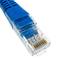 Ethernet-Kabelnetz 50cm UTP Kategorie 5e blau