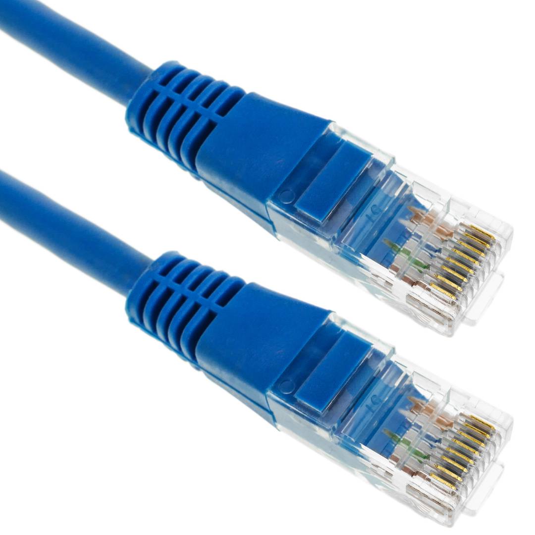 Ethernet cable 50cm UTP Cat.5e blue - Cablematic