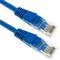 Ethernet-Kabelnetz 50cm UTP Kategorie 5e blau