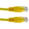 Ethernet-kabelnetwerk 50cm UTP categorie 5e geel