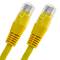 Ethernet-kabelnetwerk 50cm UTP categorie 5e geel