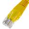 Ethernet-kabelnetwerk 50cm UTP categorie 5e geel