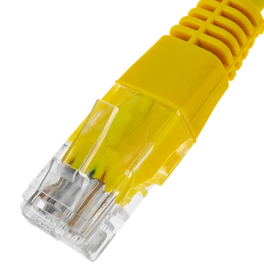 Sieć kablowa Ethernet 5m UTP kategoria 5e żółty