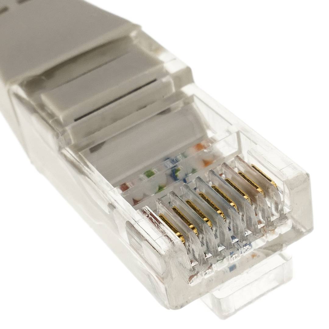 Kabel Ethernet 50cm UTP kategoria 5e szary
