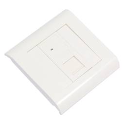 Box 80x80 parete o canale con 1 RJ45 568B UTP Cat.5e