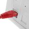 Box 80x80 Wand oder Dachrinne mit 2 RJ45 UTP Cat.5e 568B