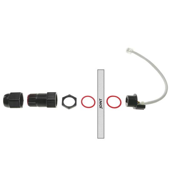 RJ45 cable joint for outdoor with 25 cm cable