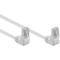 Cat. 5e FTP-Ethernet-Netzwerkkabel, gewinkelt, 0,50 m, Grau