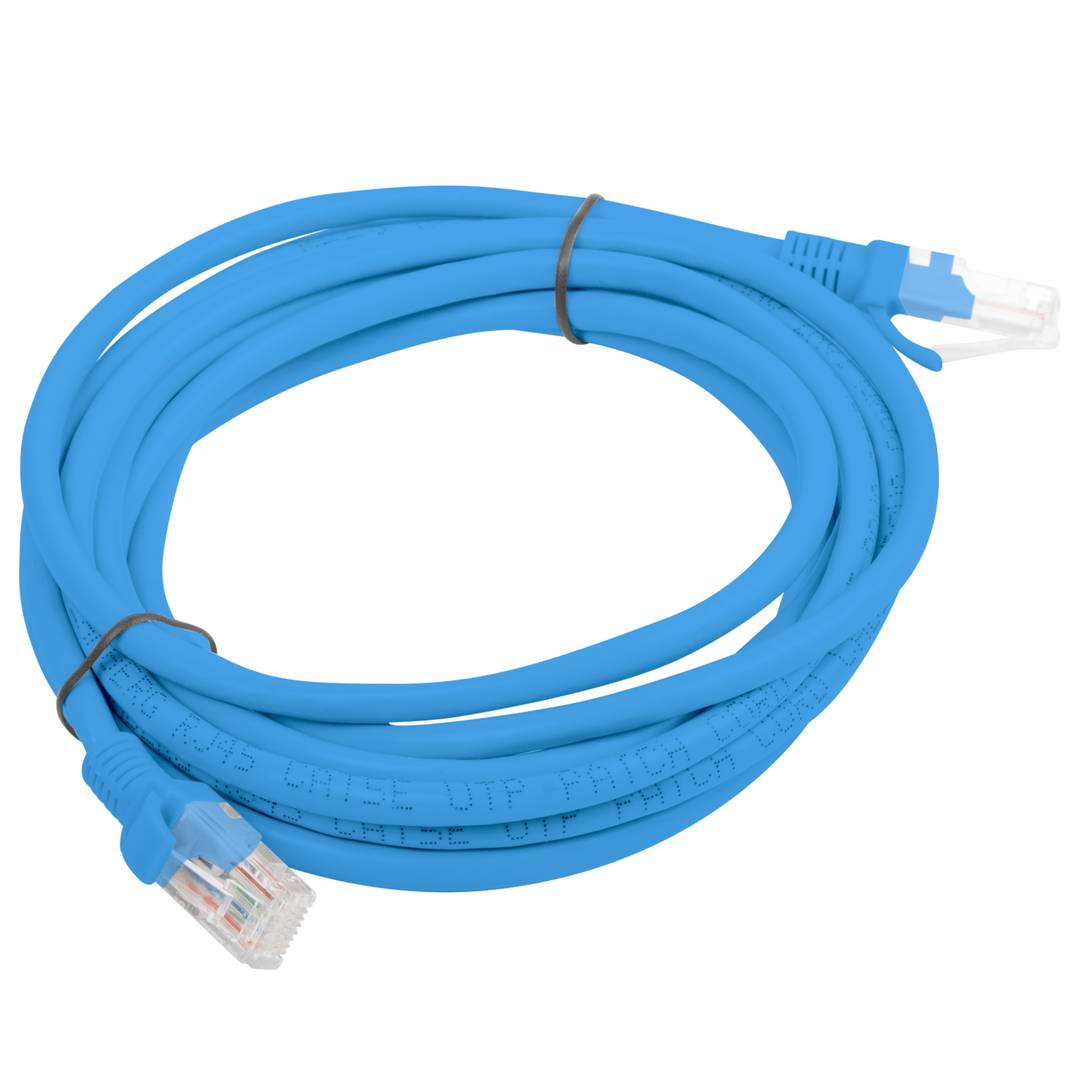 UTP Cat 5e Ethernet Network Cable Blue 3m Cablematic