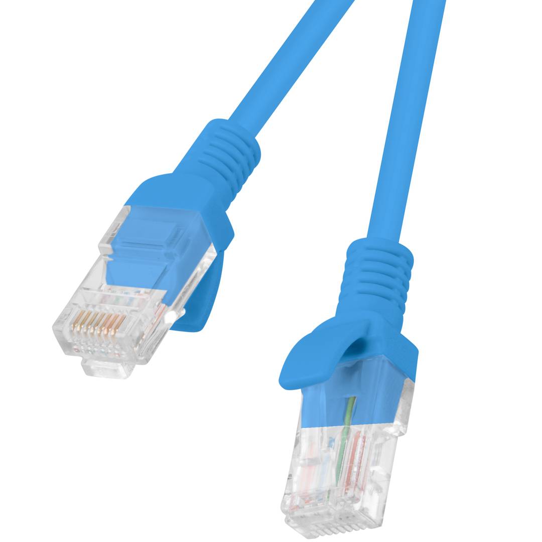 Ethernet cable 50cm UTP Cat.5e blue - Cablematic