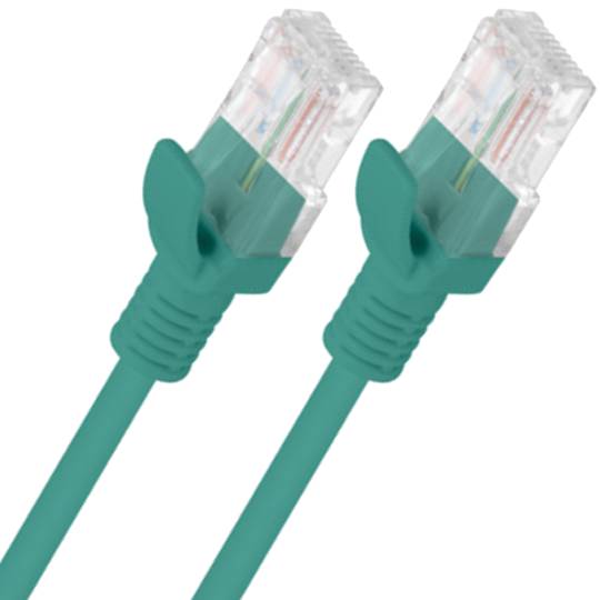 Cabo de rede Ethernet UTP Lanberg Cat.5e verde 50cm