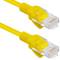 Ethernet netwerkkabel UTP Lanberg Cat.5e geel 50cm