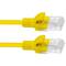 Ethernet netwerkkabel UTP Lanberg Cat.5e geel 50cm
