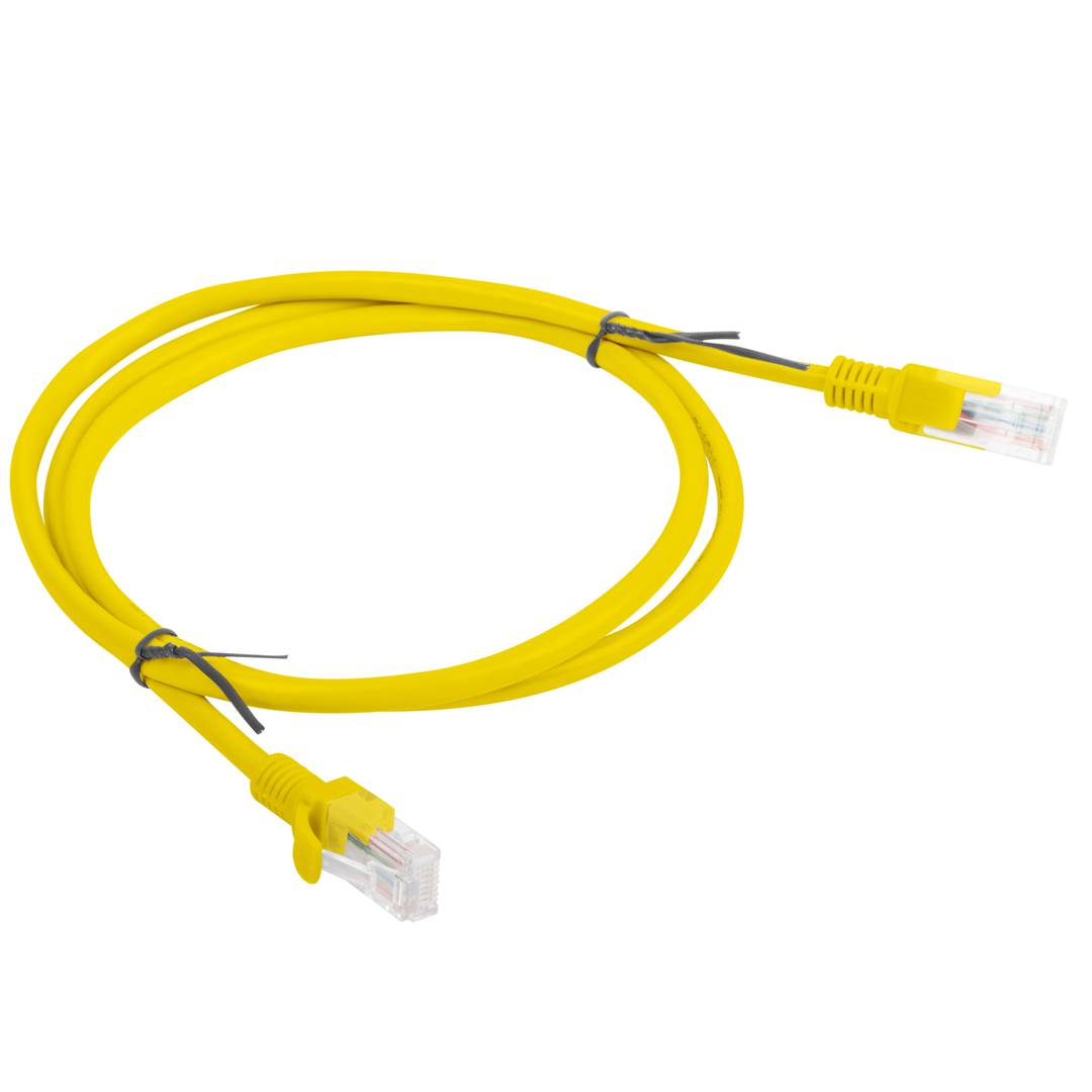 Cavo di rete Ethernet UTP Lanberg Cat.5e giallo 1m