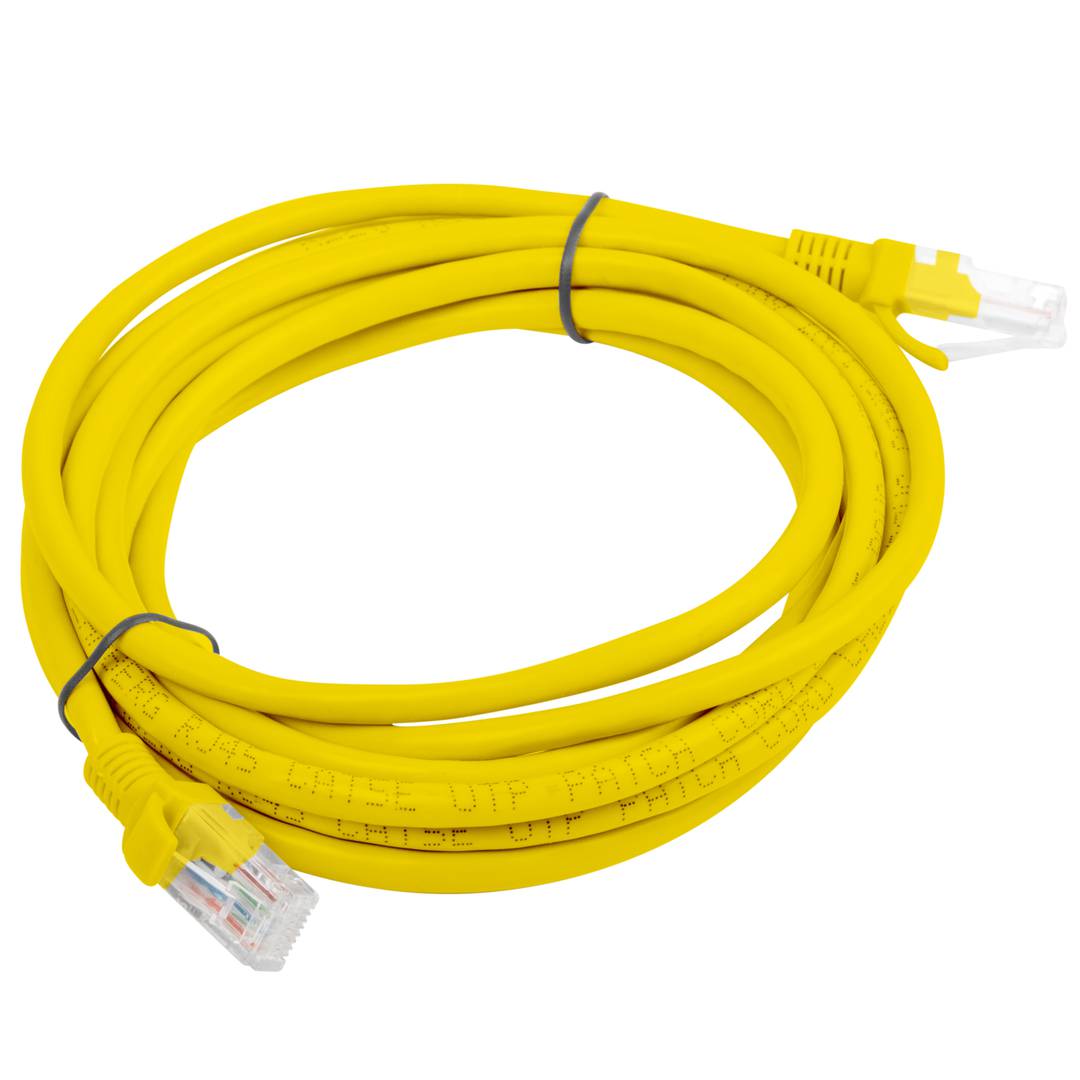 Cabo de rede Ethernet UTP Lanberg Cat.5e amarelo 3m