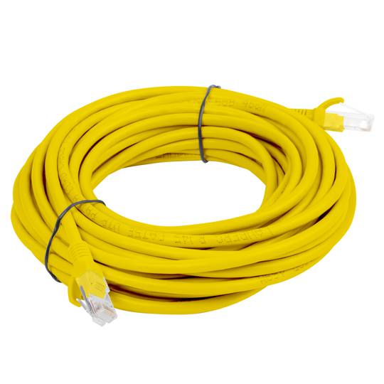 Kabel sieciowy Ethernet UTP Lanberg Cat.5e żółty 5m