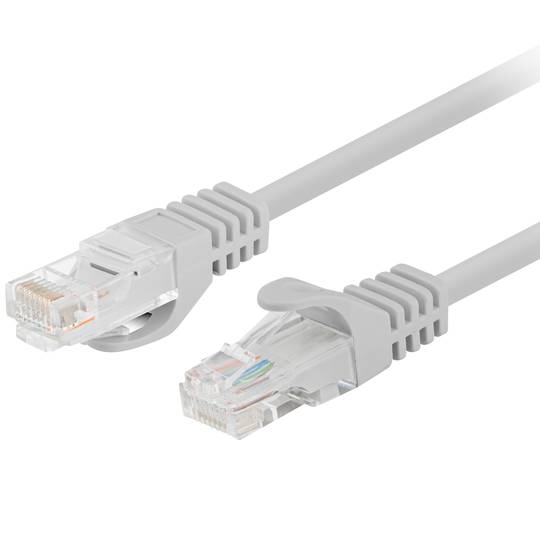 Cabo de rede Ethernet UTP Lanberg Cat.5e cinza 25cm
