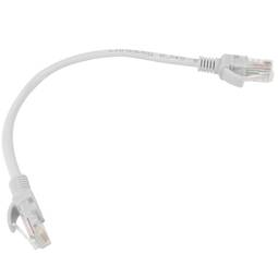 Pack of 10 ethernet network cables UTP Lanberg Cat.5e gray 25cm
