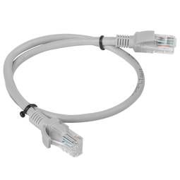Lanberg cable de red ethernet UTP Cat. 5e 0,5m gris