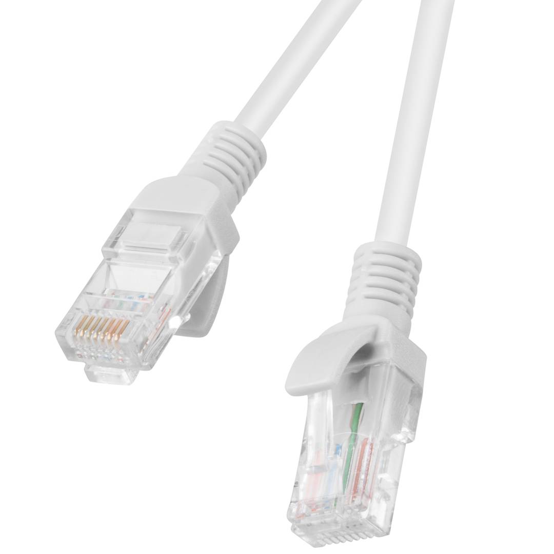 Ethernet-Netzwerkkabel UTP Lanberg Cat.5e grau 1m