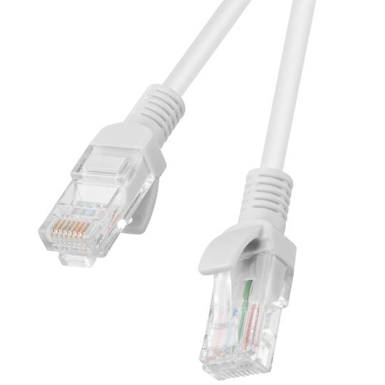 Ethernet-Netzwerkkabel UTP Lanberg Cat.5e grau 1m