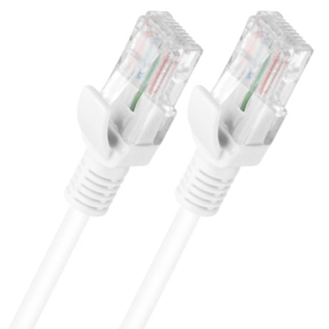 Cable de red ethernet Cat. 5e UTP de 1 m de color blanco PCU5-10CC-0100-W