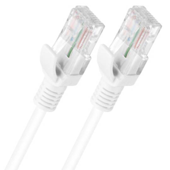 Cable de red ethernet Cat. 5e UTP de 1 m de color blanco PCU5-10CC-0100-W