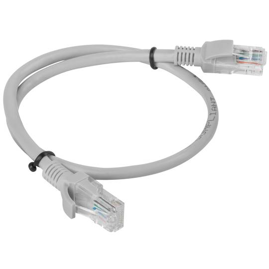 Kabel sieciowy Lanberg cat5e UTP 0,5m ze złączami RJ-45 PCU5-20CC-0050-S